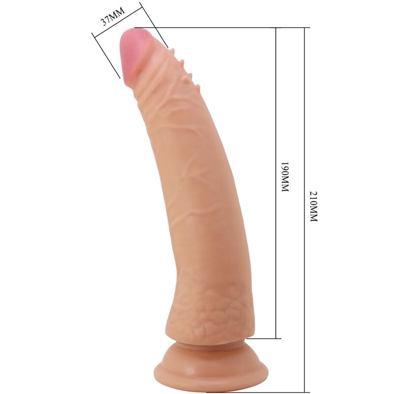 PRETTY LOVE - KAAPELI SUPERREALISTINEN PENIS 21 CM LIHAPITUINEN