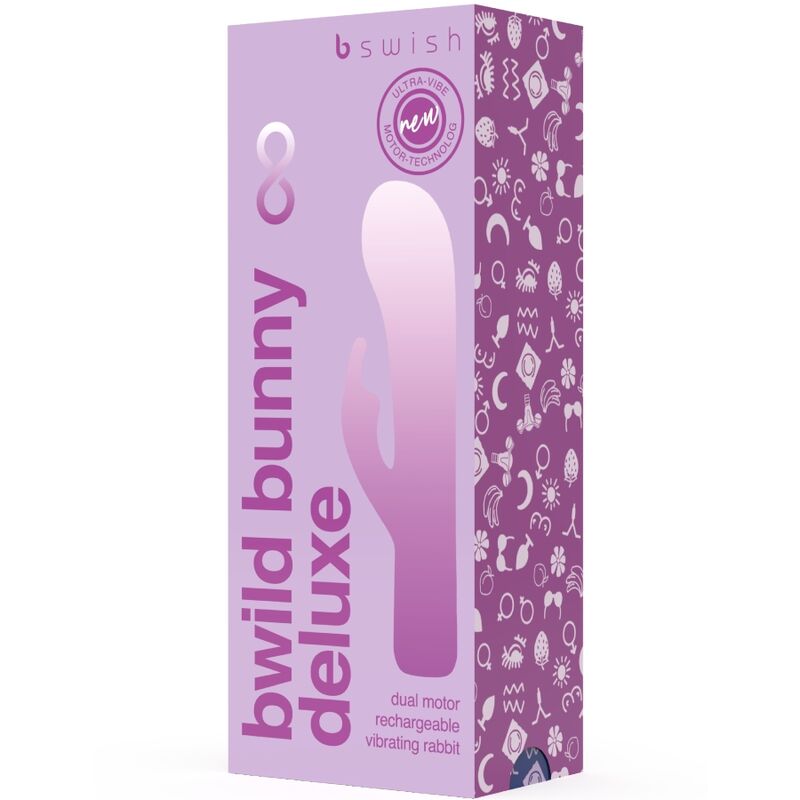 B SWISH - BWILD BUNNY INFINITE DELUXE VIBRATOR KANIN 10 VIBRATIONER LILA