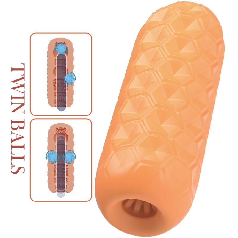 PRETTY LOVE - KAKSOISPALLOT MIEHILLE VALMISTETTU ORANSSIN KUVIO