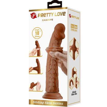 PRETTY LOVE - SHARIFE REALISTINEN DILDO 25 CM RUSKEA