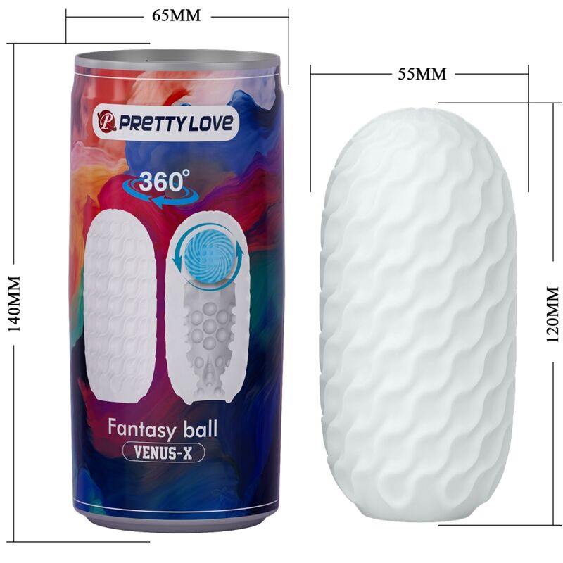 PRETTY LOVE - VENUS X MALE -MASTURBAATORI VALKOINEN