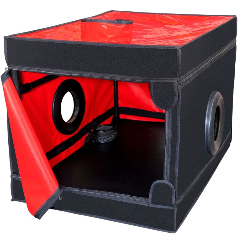 SECRET DOME - KINK CLUB LA NICHE CABIN BLACK & RED