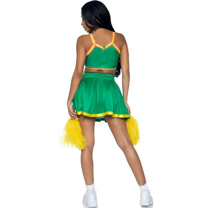 LEG AVENUE - COSTUME CHEERLEADER VIHREÄ S/M