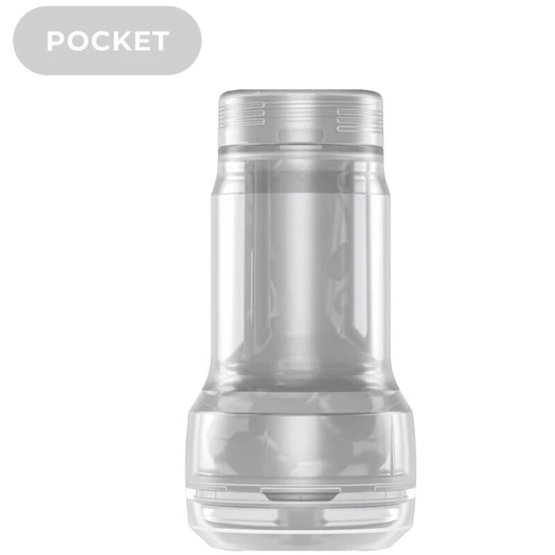 KIIROO - FEEL POCKET STROKER CRYSTAL, KIIROO LÄPINÄKYVÄ