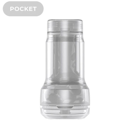 KIIROO - FEEL POCKET STROKER CRYSTAL, KIIROO LÄPINÄKYVÄ