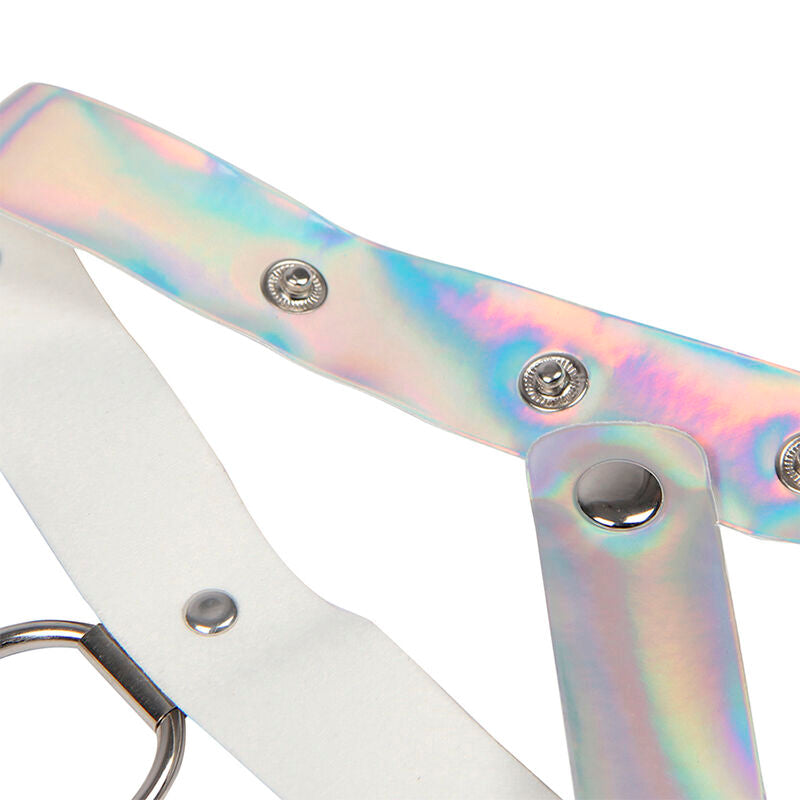 SUBBLIME - 953737 BRÖSTSELE MED RINGAR OCH KEDJOR SILVER EN STORLEK