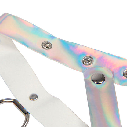 SUBBLIME - 953737 BRÖSTSELE MED RINGAR OCH KEDJOR SILVER EN STORLEK