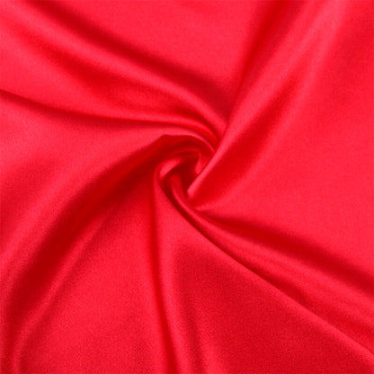 SUBBLIME - 954024 PITSISETÄISELLÄ TEHDYLLÄ VARUSTETTU CAMISOLE + THONGIT PUNAINEN/MUSTA L/XL