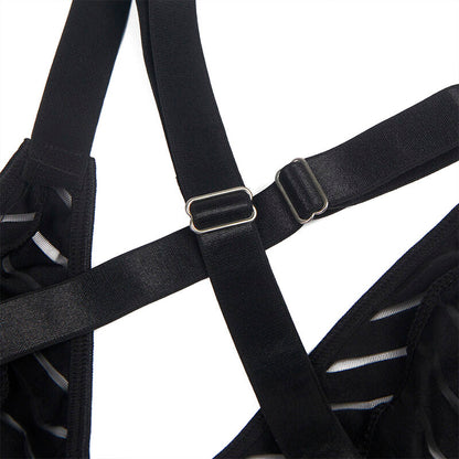 SUBBLIME - 954147 BODY SUKKAHOLKILLA MUSTA S/M