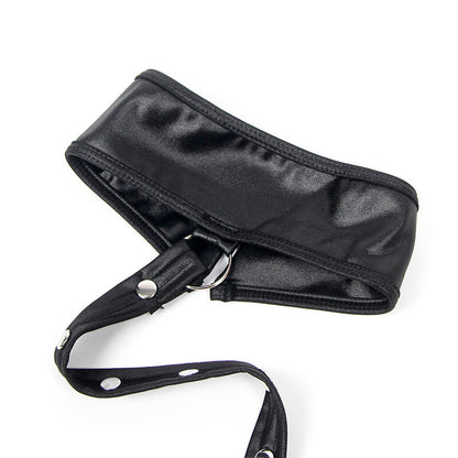 SUBBLIME - 954406 NAHKAINEN BONDAGE-MEKKO MUSTA S/M