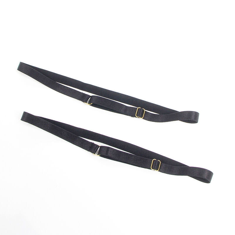 SUBBLIME - 954451 SEKSUKAS VERKKOKANGASMEKKO NAHKAA MUSTA L/XL