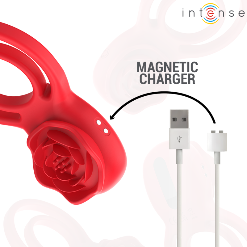 INTENSE - GAIL-STIMULAATTORI RUUSUN 10 VÄRINÄÄ PUNAINEN KAUKOSÄÄDIN