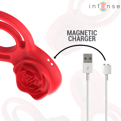 INTENSE - GAIL-STIMULAATTORI RUUSUN 10 VÄRINÄÄ PUNAINEN KAUKOSÄÄDIN