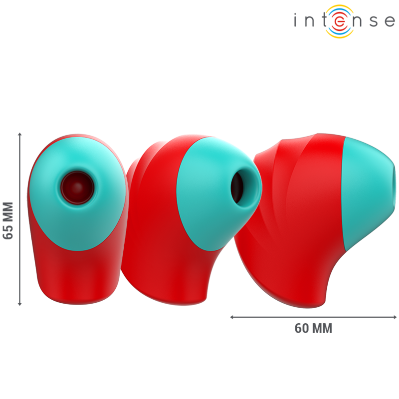 INTENSE - DONNIE KLITORAALINEN STIMULAATTORI PUNAINEN/VIHREÄ