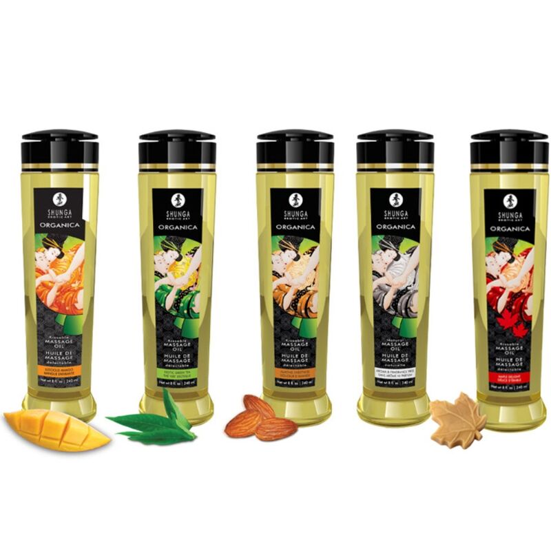 SHUNGA - ORGAANISET MANGO-HIERONTAÖLJYT 240 ML