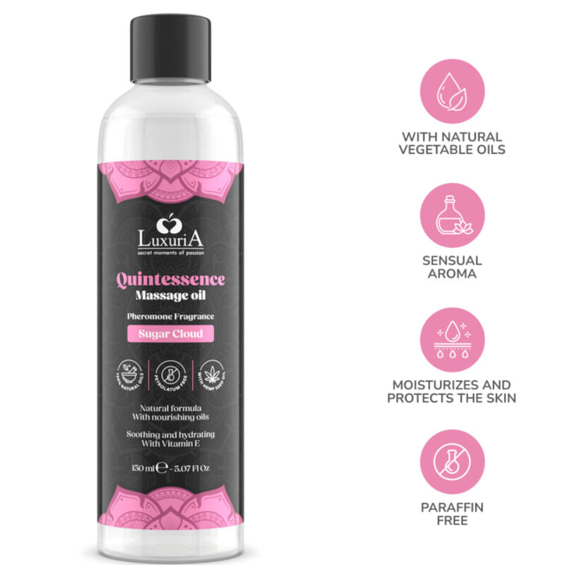INTIMATELINE LUXURIA - HIERONTAÖLJY SOKERIPILVELLÄ 150 ML