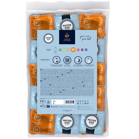 MISTER SIZE - KONDOMIN KOKO L 57 MM (100 YKSIKKÖÄ)