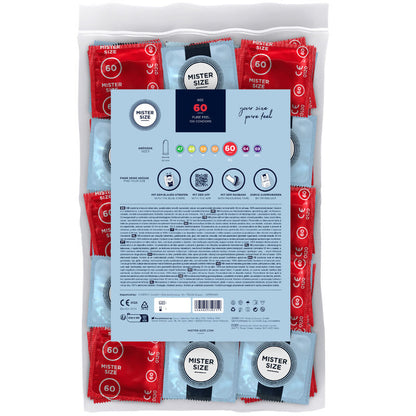 MISTER SIZE - KONDOMSTORLEK XL 60 MM (100 ENHETER)