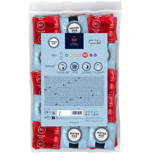 MISTER SIZE - KONDOMIN KOKO XL 60 MM (100 KPL)