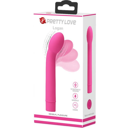 PRETTY LOVE - LOGAN G-PUNKTSVIBRATOR 10 VIBRATIONER ROSA