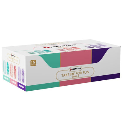 PRETTY LOVE - CUPID X 18 MIESMASTURBAATORIT ERILAISILLA TEKSTUUREILLA