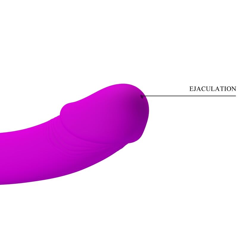 PRETTY LOVE - KELPIE KAKSOISMALLINEN STRAP-ON-STIMULAATTORI VIOLETTI