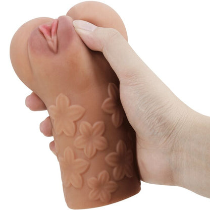 HULLU HÄRKÄ - TULIPUNAINEN EMÄTIN JA PERÄAUKON MUOTOILU KUKKIEN LIHALLA