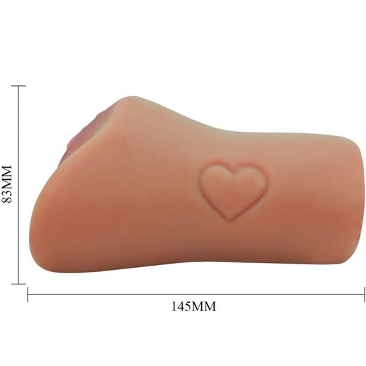 HULLU HÄRKÄ - TULIPUNAINEN VAGINA JA PERÄAUKKO SYDÄMENMUOTOISELLA LIHALLA