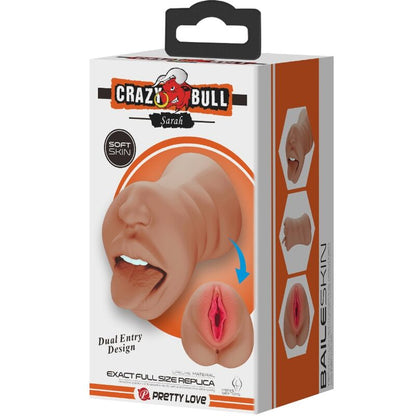 Crazy Bull - Sarah Tuplamasturbaattori suulle ja vaginalle