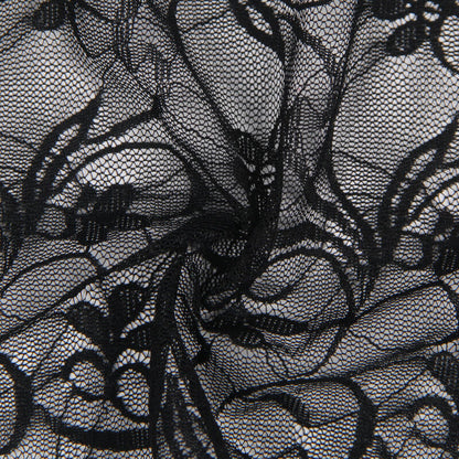 SUBBLIME - 954185 PITSI BABYDOLL SÄÄDETTÄVILLÄ OHLIMILLA MUSTA S/M