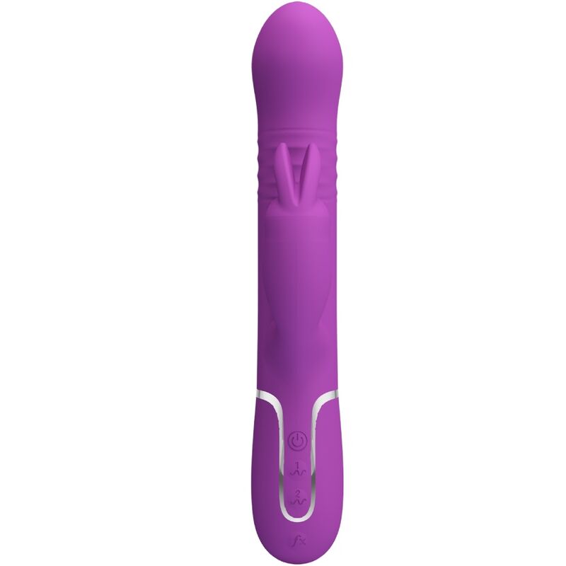 PRETTY LOVE - COALE 4-I-1 MULTIFUNKTIONELL KANINVIBRATOR LILA