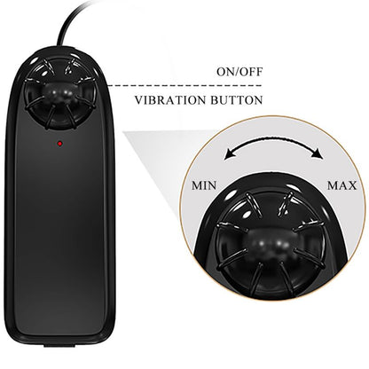 BAILE - BAHAMUT REALISTISK VIBRATOR 21,8 CM FLESH FJÄRRKONTROLL