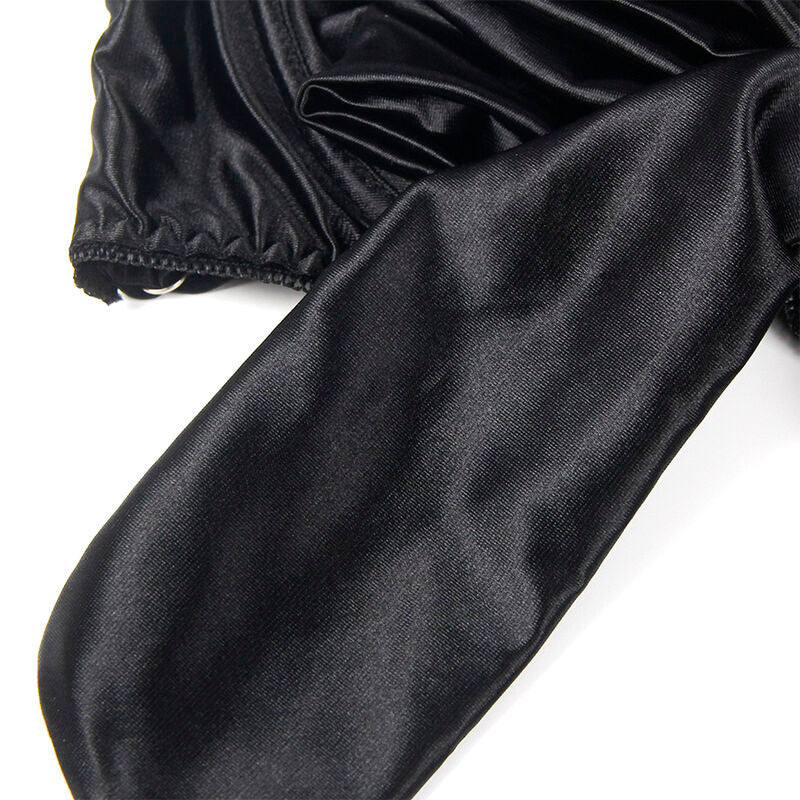 SUBBLIME - 955205 RINTALIIVISETTI SÄÄDETTÄVÄLLÄ MUSTALLÄ RUSETILLA L/XL