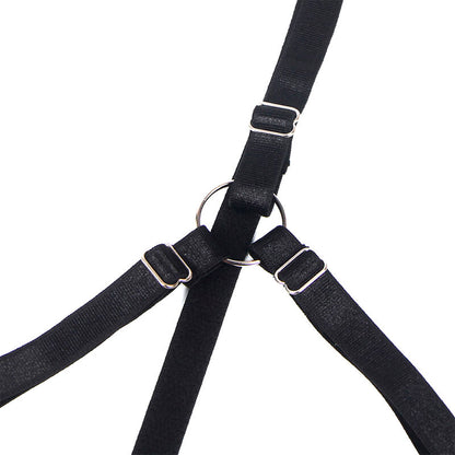 SUBBLIME - 955205 RINTALIIVISETTI SÄÄDETTÄVÄLLÄ MUSTALLÄ RUSETILLA L/XL