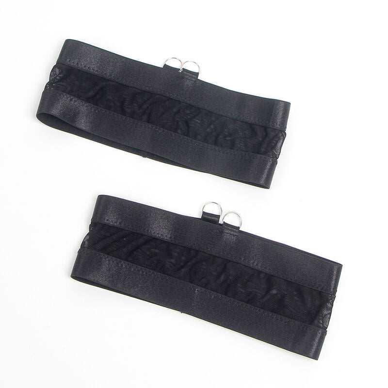 SUBBLIME - 955243 MUSTA BONDAGE-RINTALIIVI SUKKANAULAKKEILLA L/XL