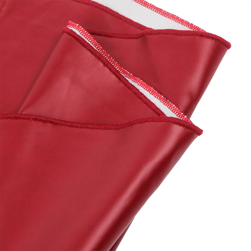 SUBBLIME - 955397 MEKKO Viininpunaisilla nahkaolkaimilla S/M