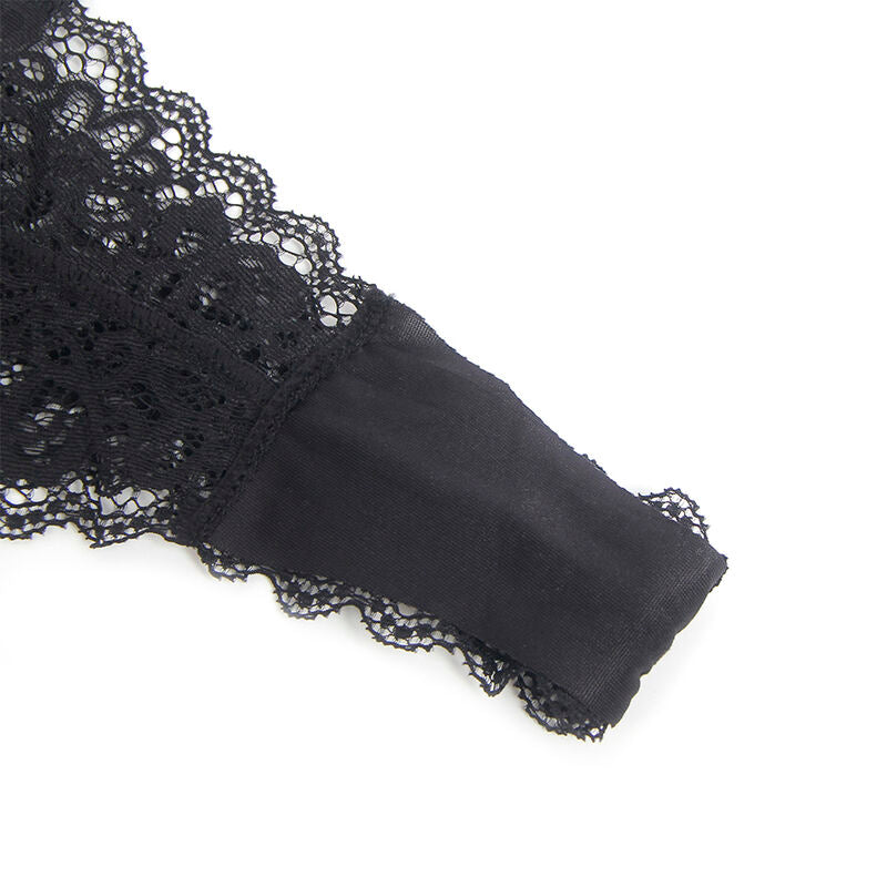 SUBBLIME - 955458 MUSTA NAHKAINEN VETOKETJULLA VARUSTELUALUSTA S/M