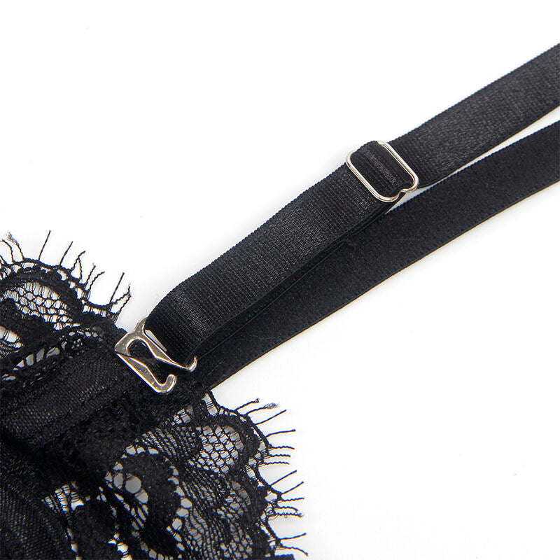 SUBBLIME - 955496 PITSIBODIY RUSETILLA JA SUKKANAULALLA MUSTA S/M