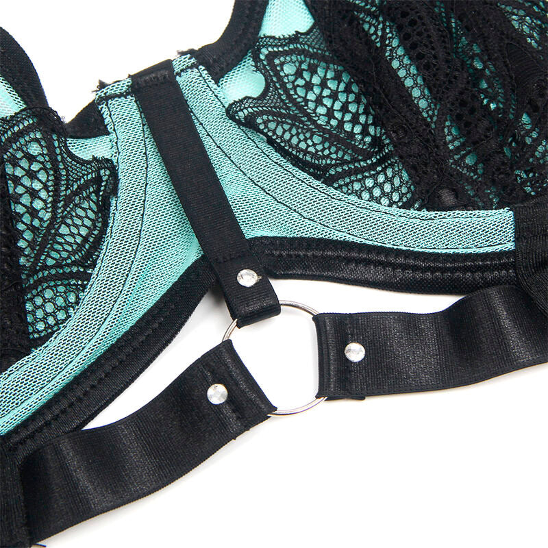 SUBBLIME - 955557 VIHREÄ KIILTONAHKAINEN VERKKOKANGASASTO VETOKETJULLA S/M