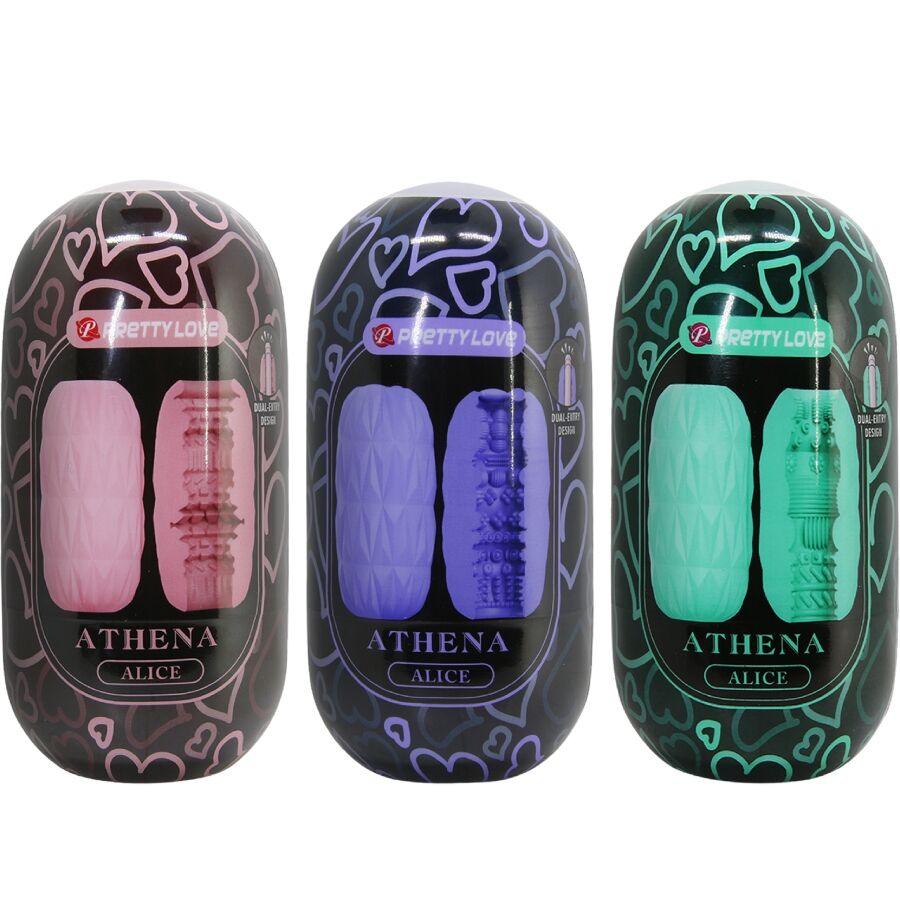 PRETTY LOVE - ATHENA ALICE-PAKET 15 OLIKA MANLIGA MASURBATÖRER