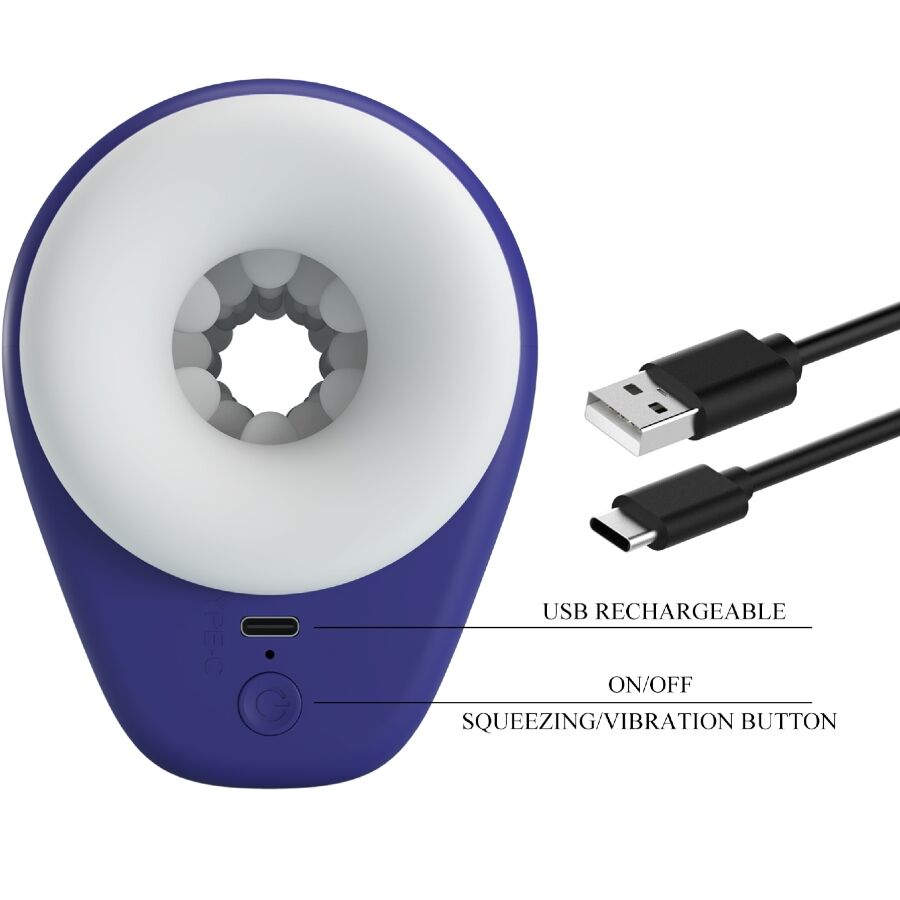 PRETTY LOVE - DJ LADY MIEHILLE -MASTURBAATORI VÄRIÄNNÄLLÄ, 5 ASETUSTA, VIOLETTI