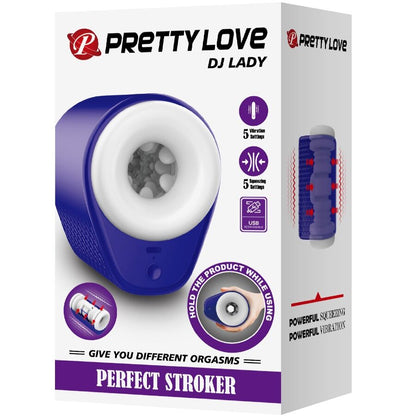 PRETTY LOVE - DJ LADY MIEHILLE -MASTURBAATORI VÄRIÄNNÄLLÄ, 5 ASETUSTA, VIOLETTI