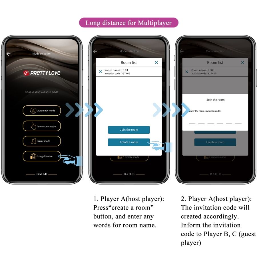 PRETTY LOVE - LEVIATHAN SOVELLUKSELLA OHJATTU VIBRAATORI VIOLETTI