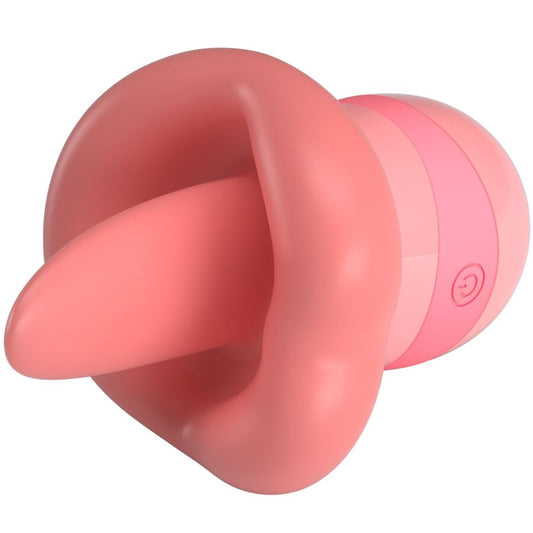 PRETTY LOVE - KYLEE TUNGKLITORISSTIMULATOR 10 VIBRATIONER NAKEN ROSA