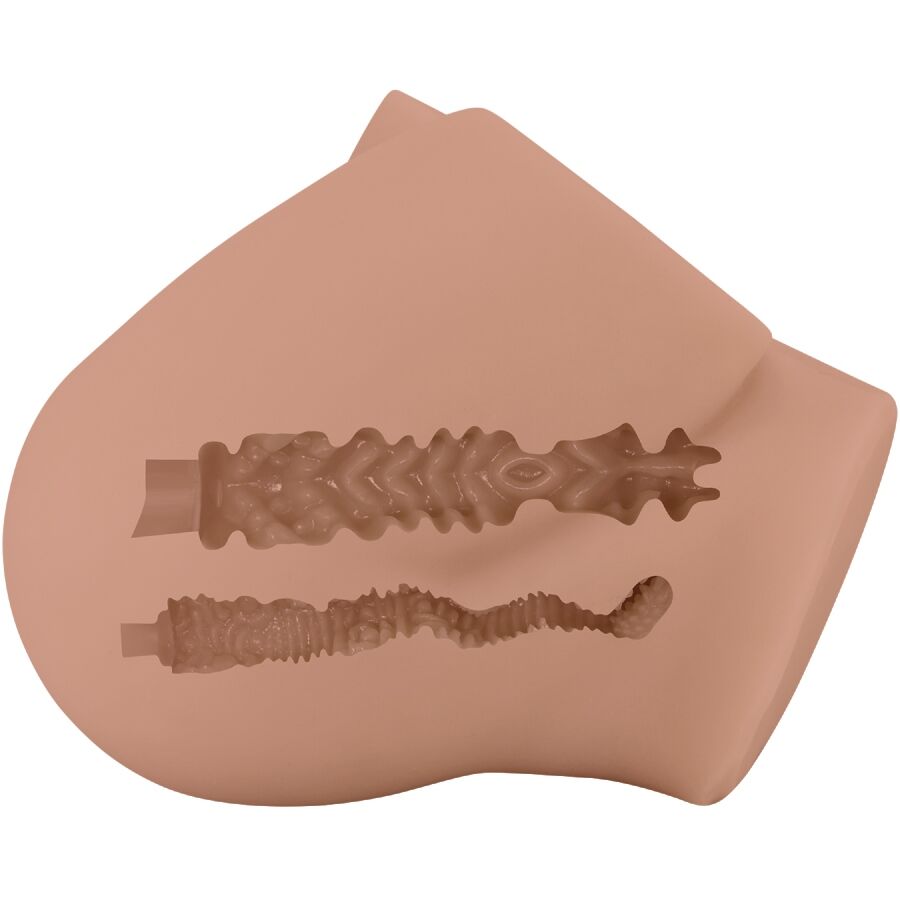 CRAZY BULL - BERNACE-PERSEVIBRAATORI REALISTISELLA VAGINA- JA PERÄAUKOLLA, KAUKOSÄÄTIMELLÄ