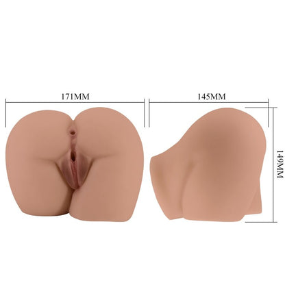 CRAZY BULL - BERNACE-PERSEVIBRAATORI REALISTISELLA VAGINA- JA PERÄAUKOLLA, KAUKOSÄÄTIMELLÄ