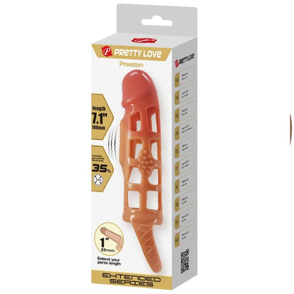 PRETTY LOVE - PRESTON VÄRISEVÄ PENISHOLKKI 18 CM