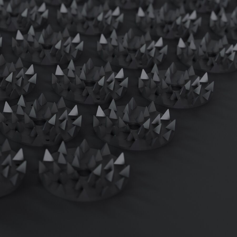 LELO - KROPPSMASSAGE AKUPRESSURMATTA SVART