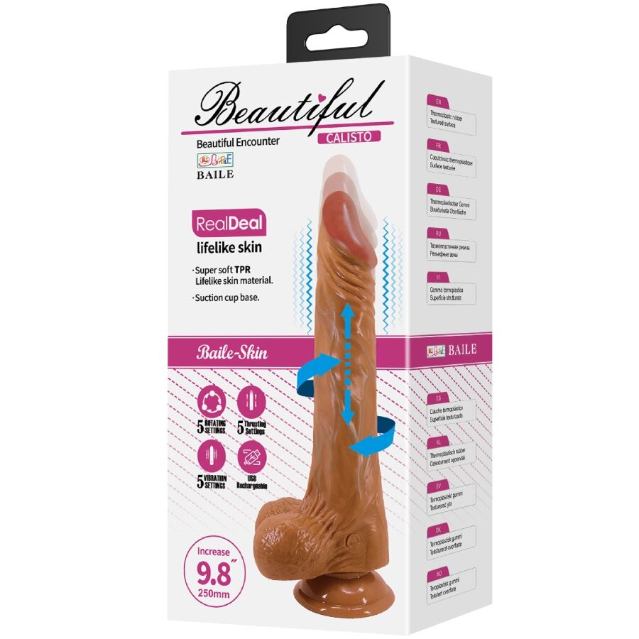BAILE - CALISTO REALISTINEN DILDO 24 CM LIHASTA
