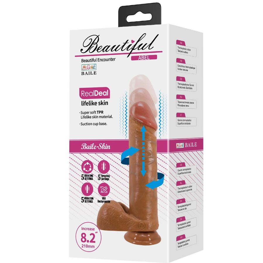 BAILE - ABEL REALISTINEN DILDO 21 CM MULATTI